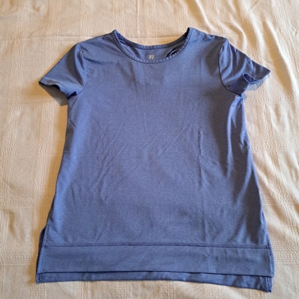 Runway girls size large 12/14 quick dry shirt purply blue